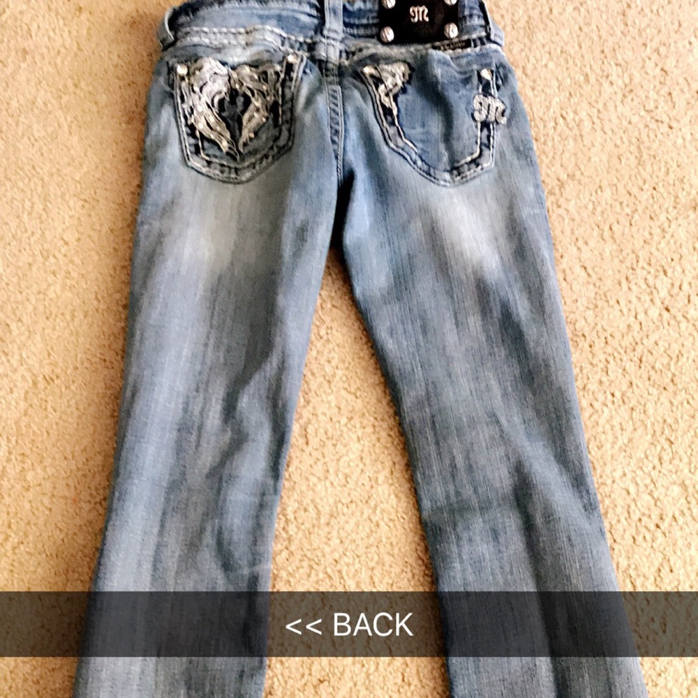 size 25 boot cut miss me